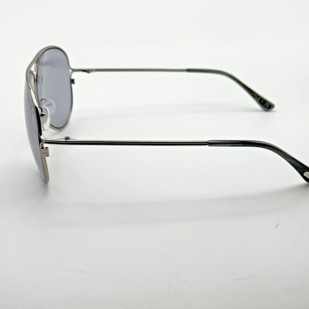 Tom Ford Sunglasses TOM N.4 14C Ruthenium Aviator Frame Smoke Lens 59-10-135
